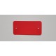 PVC-labels 54x108mm rood 2 gaten 1000st Td35987116